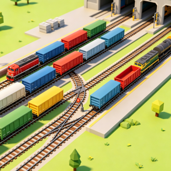 Steam Train: Railcar Shunting & Scheduling