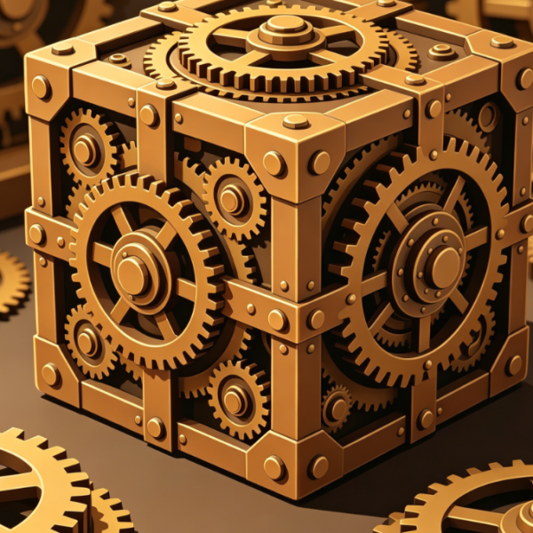Gear Blocks: Steampunk Linkage