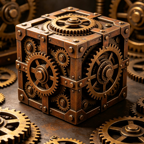 Gear Blocks: Steampunk Linkage